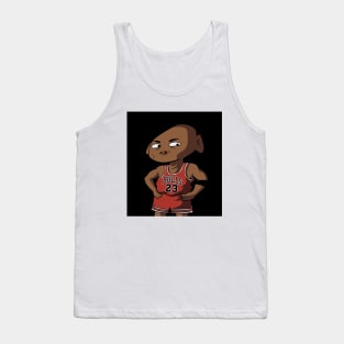 Michael Jordan Cartoon Tank Top